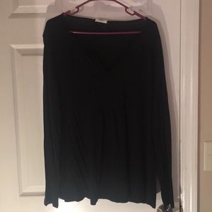 Black plus size shirt